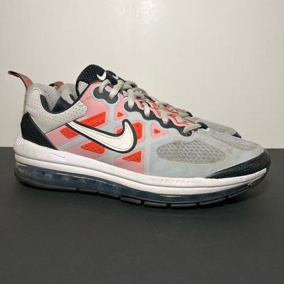 Unisex NIKE Air Max Genome Platinum Gray Athletic Shoes / Size 7Y - 8.5 Womens - Picture 1 of 9
